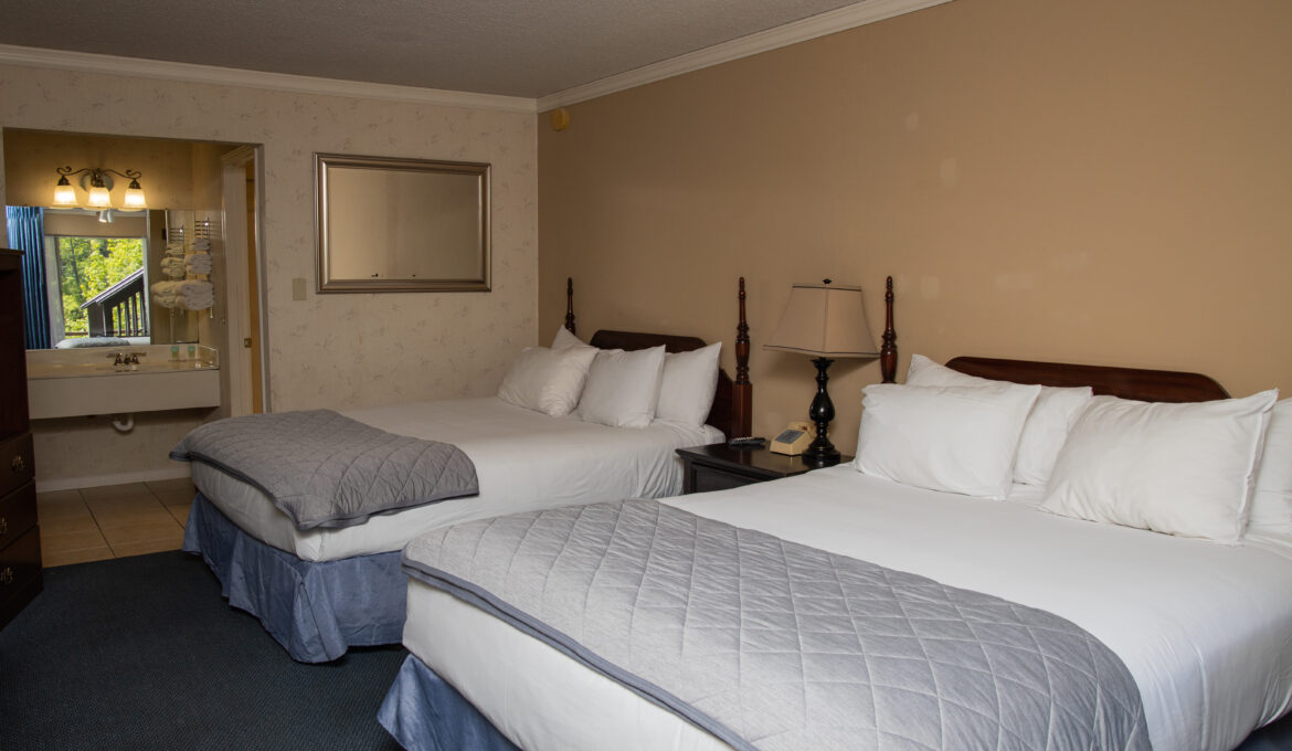 Standard Queen room at the Occidental Lodge.